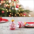 thumbnail image 5 of Mr. Christmas Nostalgic Ceramic Tree Salt & Pepper Shakers - Pink, 5 of 5