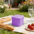 thumbnail image 4 of Lunxisen 4 Pcs Silicone Snack Containers Leakproof Food Storage for On the Go Salad Dressing Condiment Containers Reusable Mini Kitchen Essentials, 4 of 9