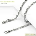 thumbnail image 7 of INFINIQUE CREATIONS Stainless Steel Silver Rope Chain - Bracelet and Silver Necklace for Women and Men, 2mm-8mm, 7'-38', Silver - 1 Pack, 7 of 7