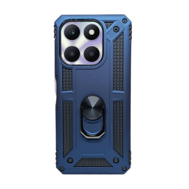 Funda Uso Rudo Cely Vesmir con Anillo Magnético Para Honor X6B Azul Marino