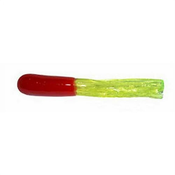 BIG BITE BAITS, INC. Big Bite Crappie Tubes 1.5' 10ct Red/Chartreuse 15CRTU02