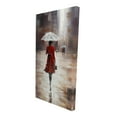 thumbnail image 1 of Quiet walk in the rain - Toile 24"x48 Pouces - Impression à la Demande, 1 of 5