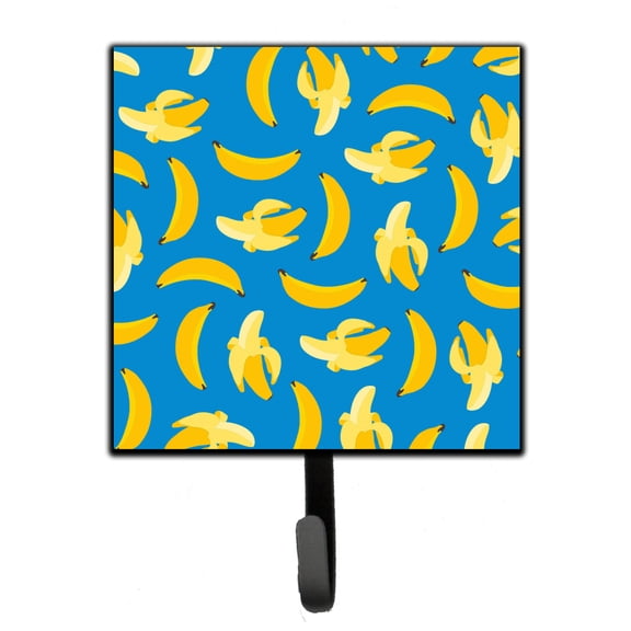 Carolines Treasures BB5149SH4 Bananas on Blue Leash or Key Holder Single Hook multicolor