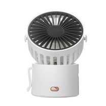 Needhep Standing Fan With Remote,Desk Fan Oscillating, Portable Fan for Beach, Small Desktop Fan, Small Powerful Fan (White)
