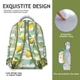 thumbnail image 5 of Zesty Lemon Design Backpack - Spacious School Rucksack with Laptop Sleeve, Comfortable Carry for College Students, Durable Bookbag, Perfect Gift, 5 of 6