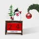 thumbnail image 4 of Calendarios navideños de madera, manualidades, calendario de adviento para chimenea, vacaciones, hogar Muñeco de nieve, 4 of 7