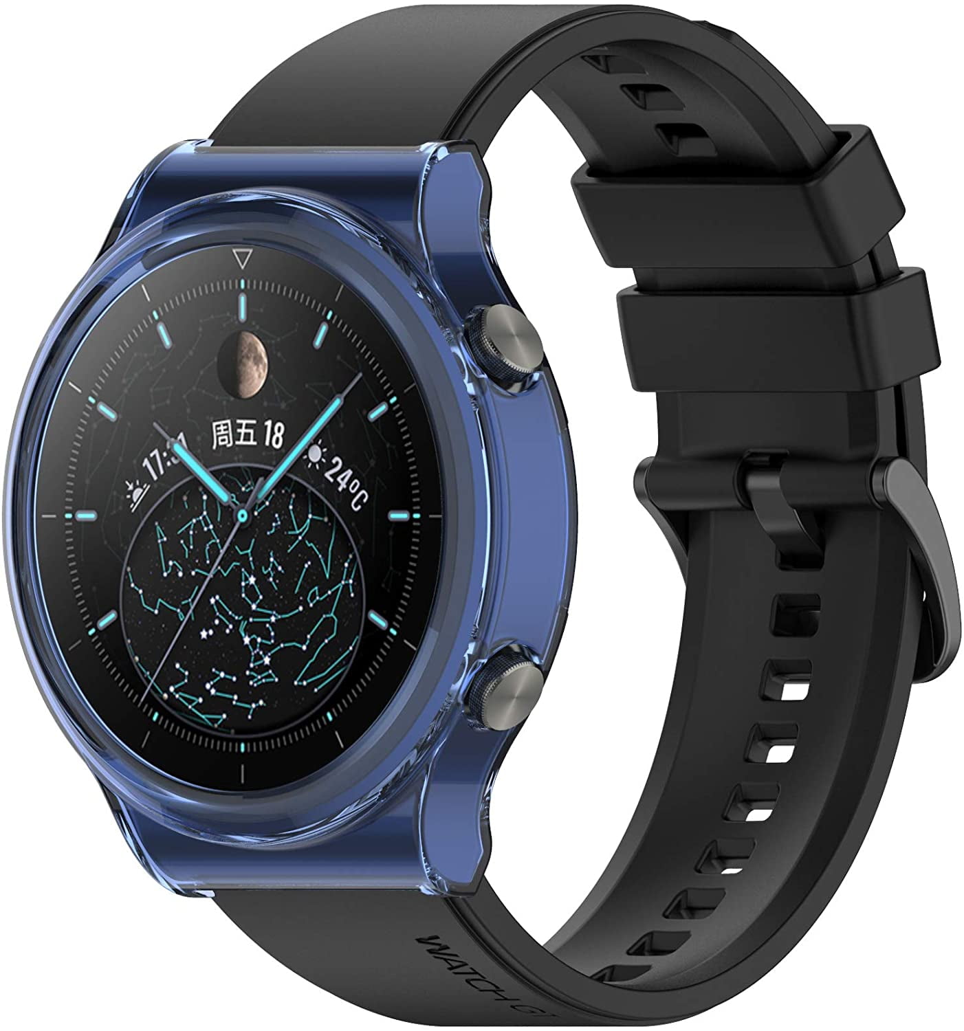 Case Cover Compatible with Huawei Watch GT2 PRO/ECG Case, Soft TPU  Protective Case Frame Shock Resistant Protector Cover for Watch GT2 PRO  Smartwatch (Blue) | Walmart Canada
