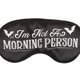 thumbnail image 3 of Something Different - Antifaz de Descanso I'm Not A Morning Person de Satén para Adultos Unisex (Negro, Blanco), 3 of 3