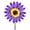 Purple, variant on Beautynvta Sunflower Wind Spinner, Garden Party Sunflower Pinwheels Party Windmill with Stake for Kids and Yard Garden Patio Decor, 19.13", Purple