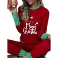 thumbnail image 4 of LilyLLL Christmas Sleepwear Women's Plus Size Long Sleeve Top Pants 2-Piece Pajama Set, 4 of 4