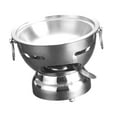 thumbnail image 5 of yotijay Shabu Hot Pot Single Person Hotpot Portable Stockpot for Parties Home Picnic Argent, 5 of 9