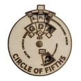 thumbnail image 3 of Circle Of Fifths Song Writing Reference Tool.Wooden Tool Circle Of Fifths Wheel Chord Tool The Chord Wheel For Musicians Songwriters Musical Instruments Ccessories For Guitar Piano, 3 of 9