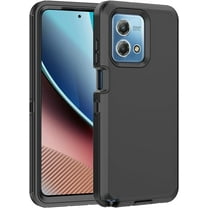 Designed for Motorola G Stylus 2023 5G Heavy Duty Case, Triple Layer Protection Shockproof Dropproof Dustproof Anti-Scratch Phone Case Cover for Motorola G Stylus 2023 5G,Black