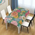thumbnail image 3 of Yayeee Tablecloths for Rectangular Tables 54 x 54 inch Party Table Cover, Floral Pattern, 3 of 6
