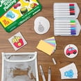 thumbnail image 2 of 58 Pcs Magic Foam Texture Painting Kit, Magic Puffy Paint Kit–32 Pcs Foam Texture Paper, 12 Acrylic Markers, Magical 3D Effect Texture DIY Painting Set, Great Gifts for Kids Ages 3–8, 2 of 7