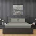 thumbnail image 2 of Trident Full Sheet Set, 300TC, 4 Piece Set, Techno-fit, Trivana Collection, Light Grey, 2 of 9