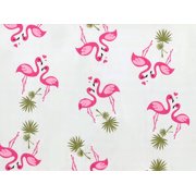 Angle View: 1 Unit Flamingos Cello Roll, 30" x 100'