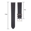 thumbnail image 4 of Italian leather strap men's vintage oil wax leather strap ultra-thin frosted watch strap Universal 20/22mm, 4 of 12