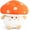 Regular Orange, variant on Mushroom Plush Toys 12 inch Cute Stuffed Mushroom Pillow Stuffed Toy Birthday Present Home Decor Halloween for Kids (Orange)