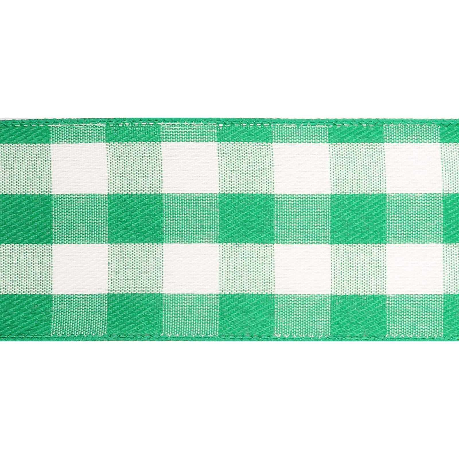 12 Pack: 2.5" x 8.3yd. Wired Gingham Ribbon by Celebrate It