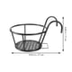 thumbnail image 5 of 2 soportes para macetas suculentas colgantes con pasamanos, soporte de hierro para macetas, soporte para macetas (negro), 5 of 8