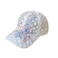 thumbnail image 2 of Summer Baseball Cap For Women Adjustable Size Sun Protection Hat With Breathable Mesh Back Cap For Outdoor Activities Picnic And Daily Wear, 2 of 6
