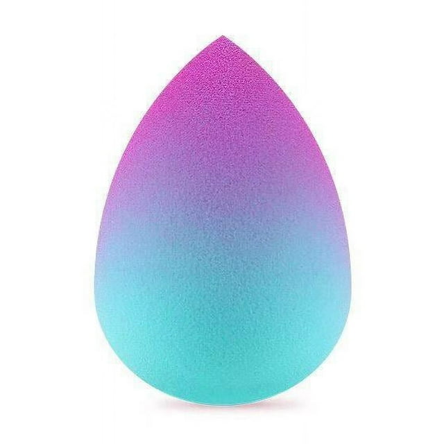 Zhuge Juego de 3 esponjas de belleza, esponja para difuminar maquillaje líquido y en crema, esponja para base de maquillaje, azul A53