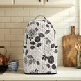 thumbnail image 6 of FOR U DESIGNS Rose Leaves Print Washable Blender Dust Cover with Pockets Durable, Slip-On, Reusable, with 2 Side Pockets, Fits Kitchen Counter Storage, 6 of 7