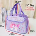thumbnail image 4 of Sanrio Bento Bag Hello Kitty Cinnamoroll Kuromi Large Capacity Lunch Box Students Portable Thermal Insulation Cold Bag Kids Gift, 4 of 7