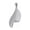 Silver, variant on Zinc Alloy Facial Massage Scraper for Round Faces - Lifting and Firming Tool for Radiant Skin