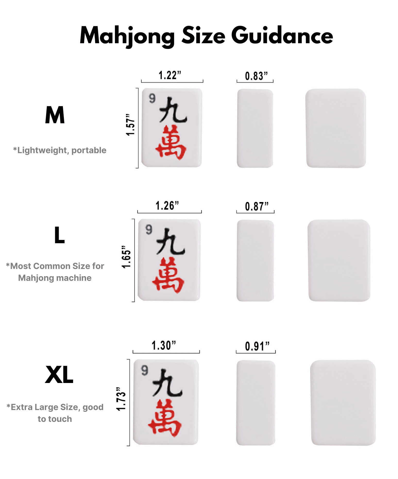 Complete American Mahjong Set with 166 White Tiles (1.2"), 4 Dice, and A Storage Case, Ideal for Game Nights and Gifts