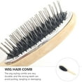 thumbnail image 2 of Large Steel Detangling Hair Brush and Scalp Comb for Straight, Curly Hair, Portable Styling Tool for Barbers, Wigs, and Everyday Use, 2 of 6