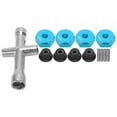 thumbnail image 3 of Ensemble Adaptateur Hexagonal pour 1/10 RC, Clé M4 Écrou Antidérapant Ensemble Roue Adaptateur Hexagonal pour Accessoire RC pour Adaptateur Hexagonal Ensemble Clé Transversale pour Voiture pour RC Voiture Bleu, 3 of 8