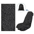 thumbnail image 4 of KUIFORTI Leopard Car Seat Covers Front Seats Only - Multi-Functional Car Microfiber Towel for Women, Fast Drying Beach Towel Lightweight Car Seat Protector for Sedans, SUVs, Trucks, 4 of 8