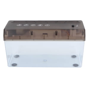 YOUTHINK 3 engrenages Sliding Switch Strip Cut Shredder, Déchiqueteuse de papier électrique pour l'utilisation à domicile de l'école de bureau, noir