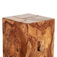 thumbnail image 3 of Stone Ten Teak Root Square Stool - Medium, 3 of 4