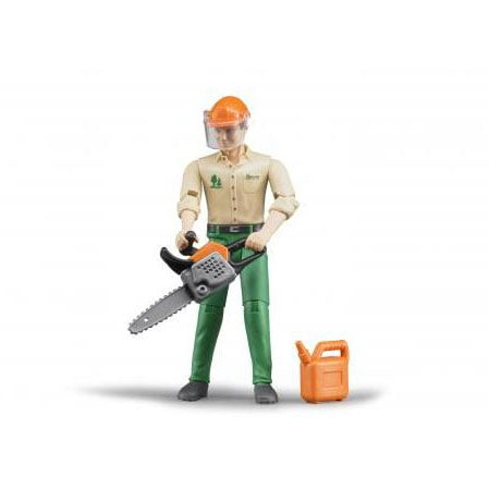 Bruder 1/16 Forestry Worker with Chain Saw and Accessories 60030