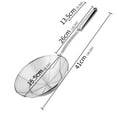 thumbnail image 2 of Artyea Skimmer Cucharón colador de araña de acero inoxidable para pasta, espaguetis, fideos y freír en la cocina - Tazón de 6 pulgadas 16,4 x 1,2 x 0,6 pulgadas plateado, 2 of 5