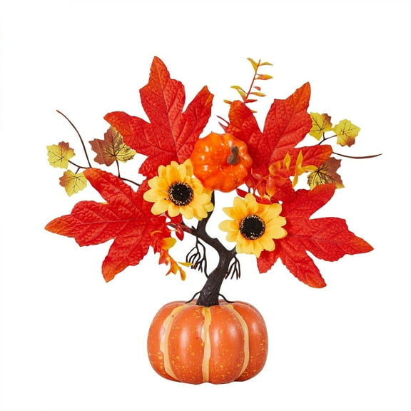 2025 & CISIL - Pumpkin Decor,Pumpkins for Decorating,Thanksgiving Decor,Fall Centerpieces for Tables,Used for Harvest Fall Table Centerpiece(A)