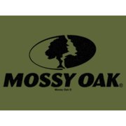 Men's Mossy Oak Small Black Classic Logo Graphic Tee Military Green Large
