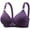 Purple, variant on Gyexs Women Fashion Casual Breathable Tube Top Bra Underwear Seamless Comfort Wireless Support Wireless Bras for Women, Black, Size 42