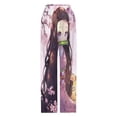 thumbnail image 4 of Demon Slayer Nezuko Pajama Pants Long Sleep Pants Soft Elastic Waist PJ Bottoms Lounge Pants, 4 of 7