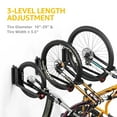 thumbnail image 4 of Soporte de pared para bicicleta MonteK, giratorio, fácil de cargar, 35 kg de capacidad, 4 of 9