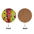 thumbnail image 2 of Xecao Colorful Tie Dye Stained Glass 1 for MDF Cork Coaster 4 Pcs,Drink Coasters,Suit for House Warming Gifts New Home ,Coffee Table Decor-Round Shape, 2 of 7