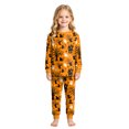 thumbnail image 2 of GCETTIC Toddler Girls Pajamas Babies Toddlers And Girls' Pajama Set Gold,7-8 Years, 2 of 9
