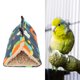 thumbnail image 5 of Casa para pájaros ANGGREK hamaca triangular de Lino de Algodón y felpa para loros y hámsters, 5 of 8