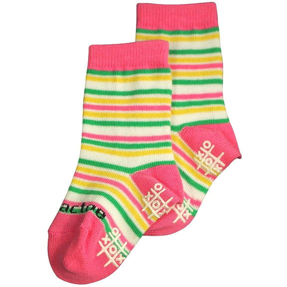 Tic Tac Toe Girls Striped Sock 31889-X-Small (MULTICOLOURED)