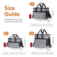 thumbnail image 2 of Bolsa frigorífica Lifewit 30 L/50 latas, plegable, aislante, gris, 2 of 6