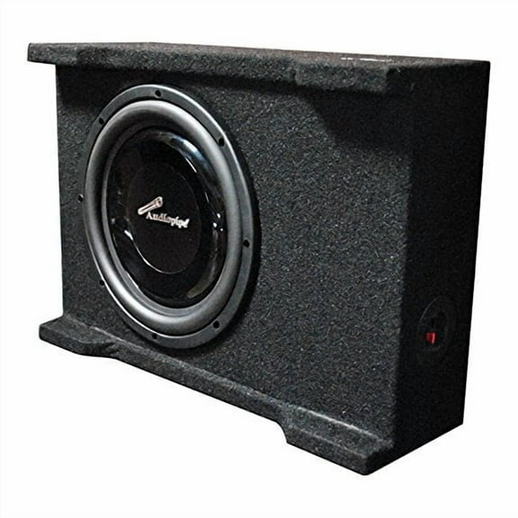 Audiopipe APSB10BDF Single 10 Shallow Mount Downfire Loaded Enclosure 400 Watts