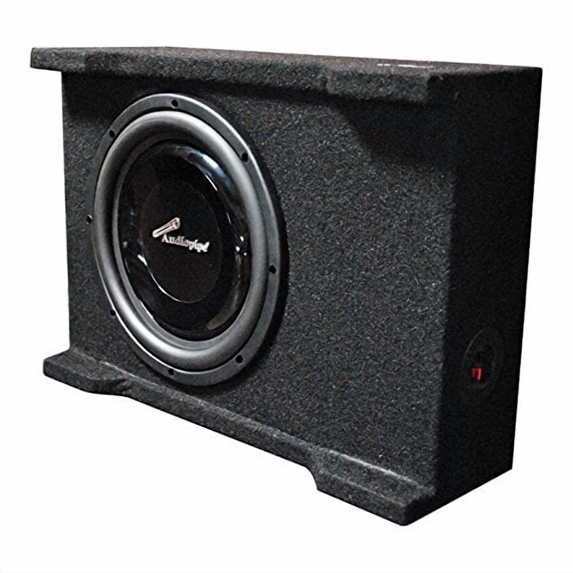 Audiopipe APSB10BDF Single 10 Shallow Mount Downfire Loaded Enclosure 400 Watts